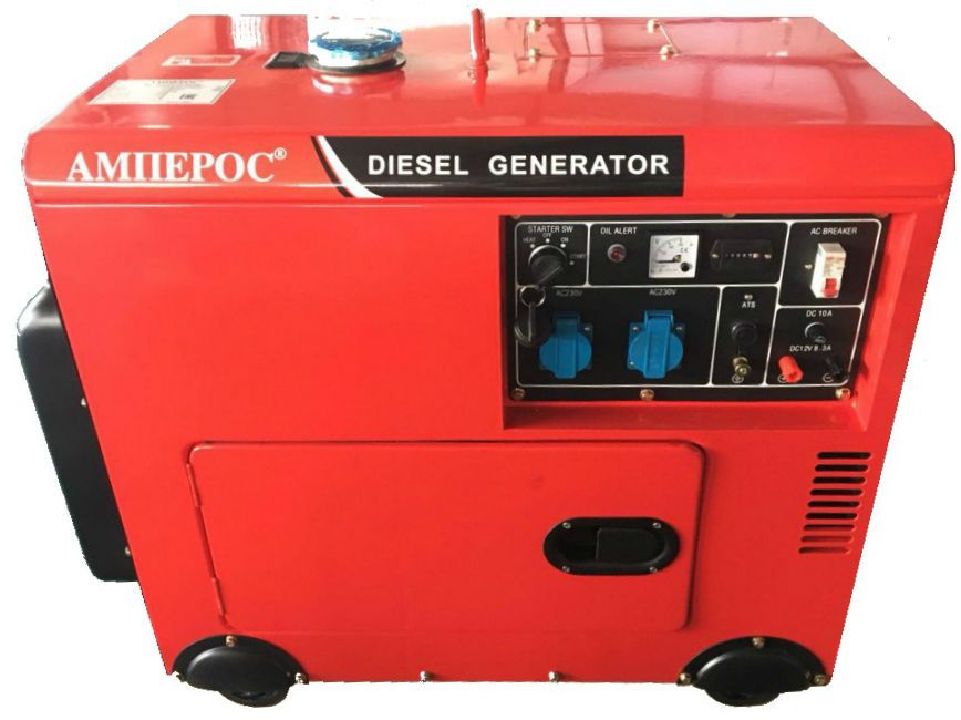 Дизельный генератор Амперос LDG8500S-3