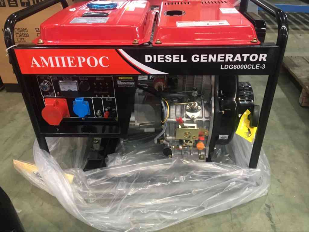 Дизельный генератор Амперос LDG7500СLE-3