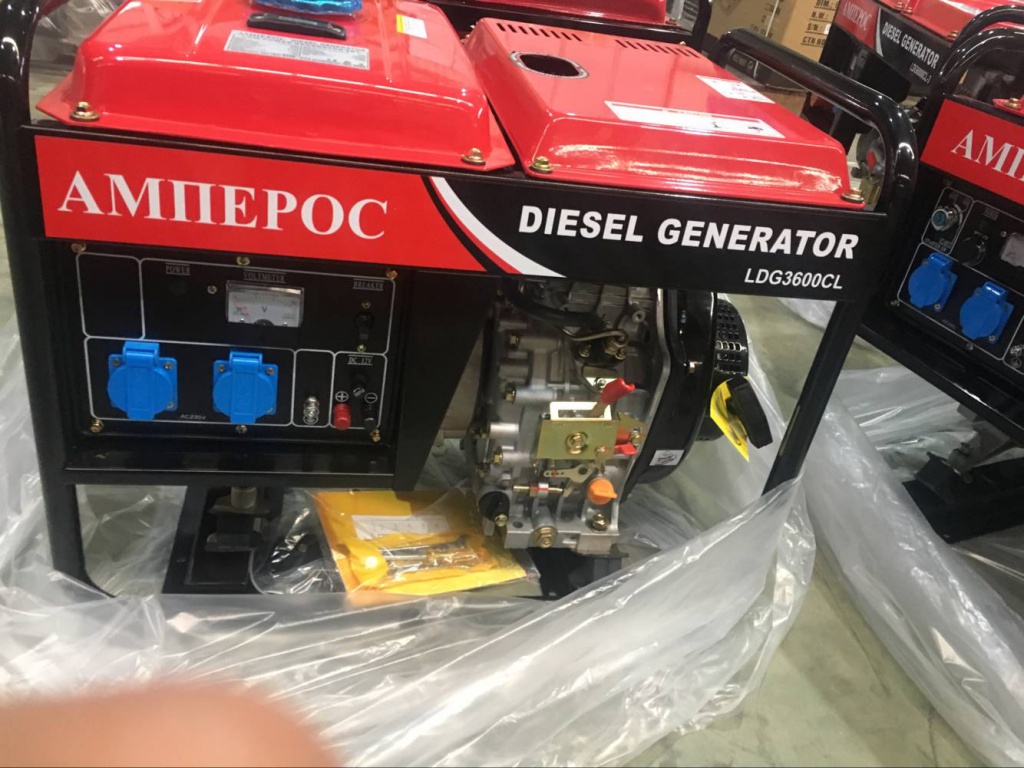 Дизельный генератор Амперос LDG5000СLE