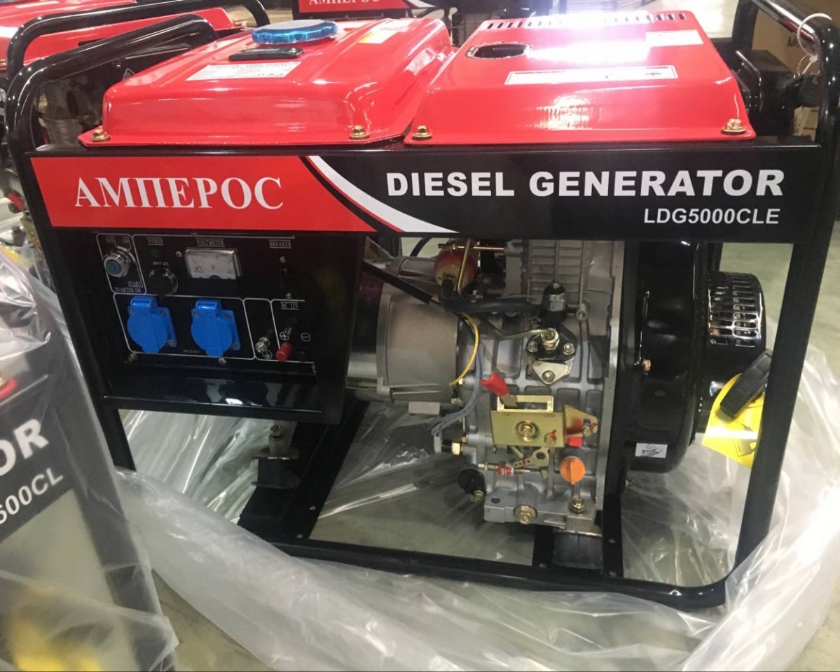 Дизельный генератор Амперос LDG5000СLE