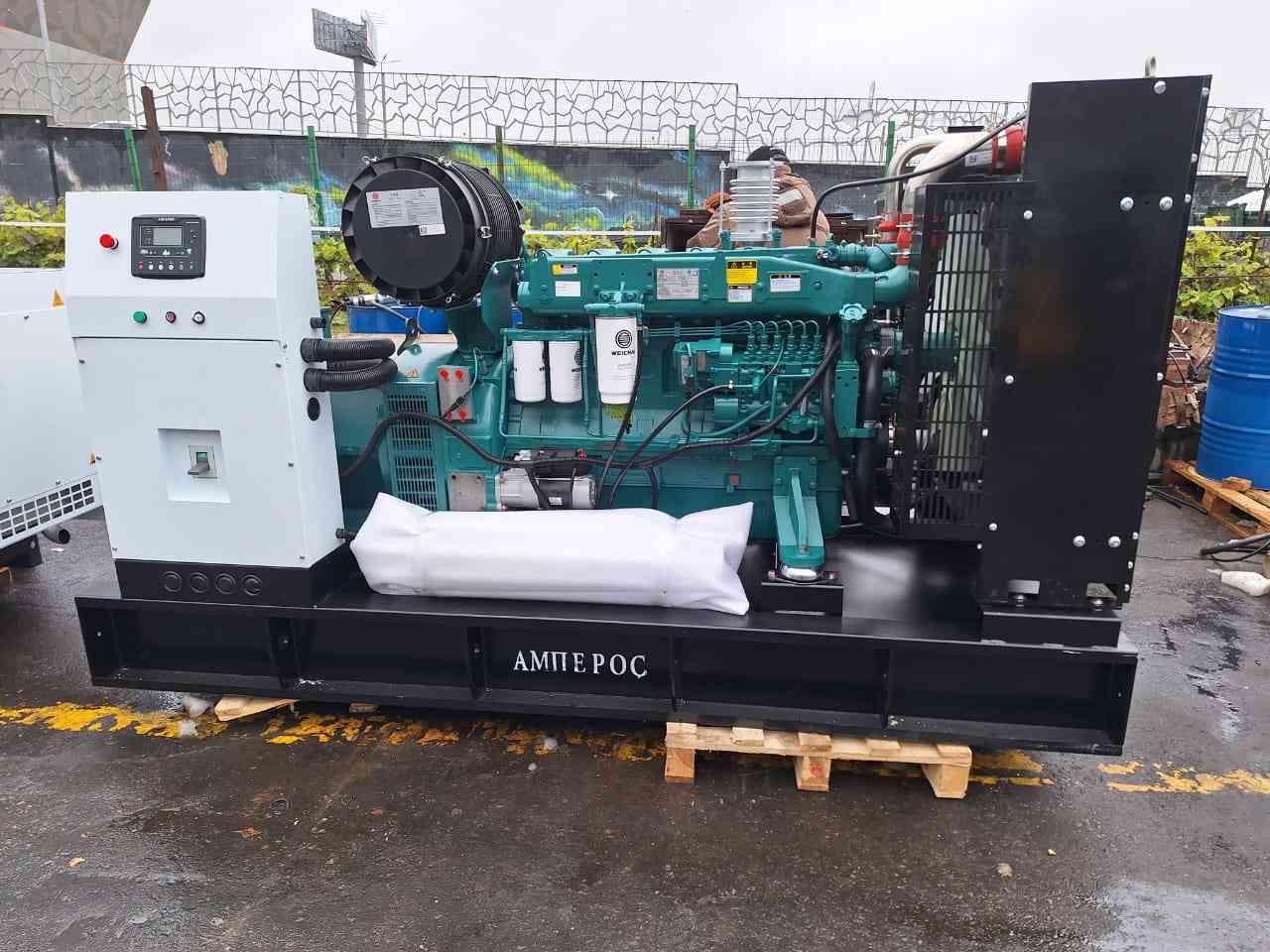 Дизель генератор Амперос АД 400-Т400 Р (Yuchai)