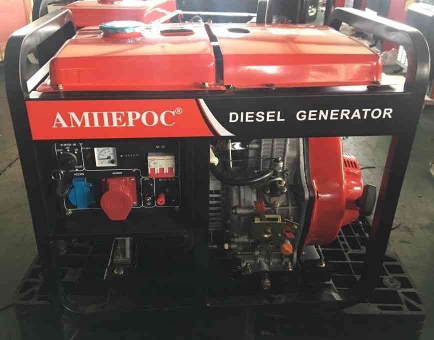 Дизельный генератор Амперос LDG8500E-3