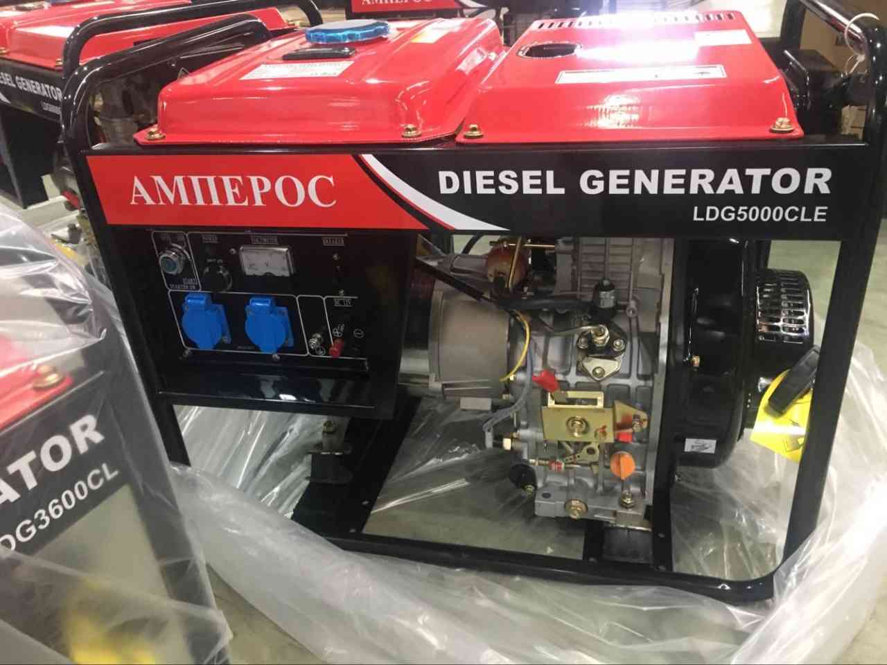 Дизельный генератор Амперос LDG5000СLE